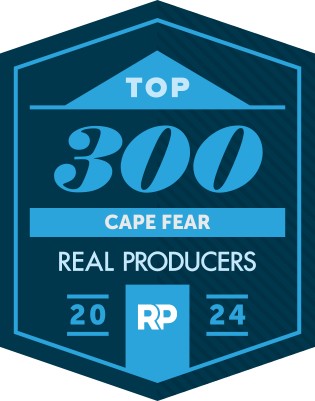 Top 300 Cape fear Real Producers in 2024 award logo